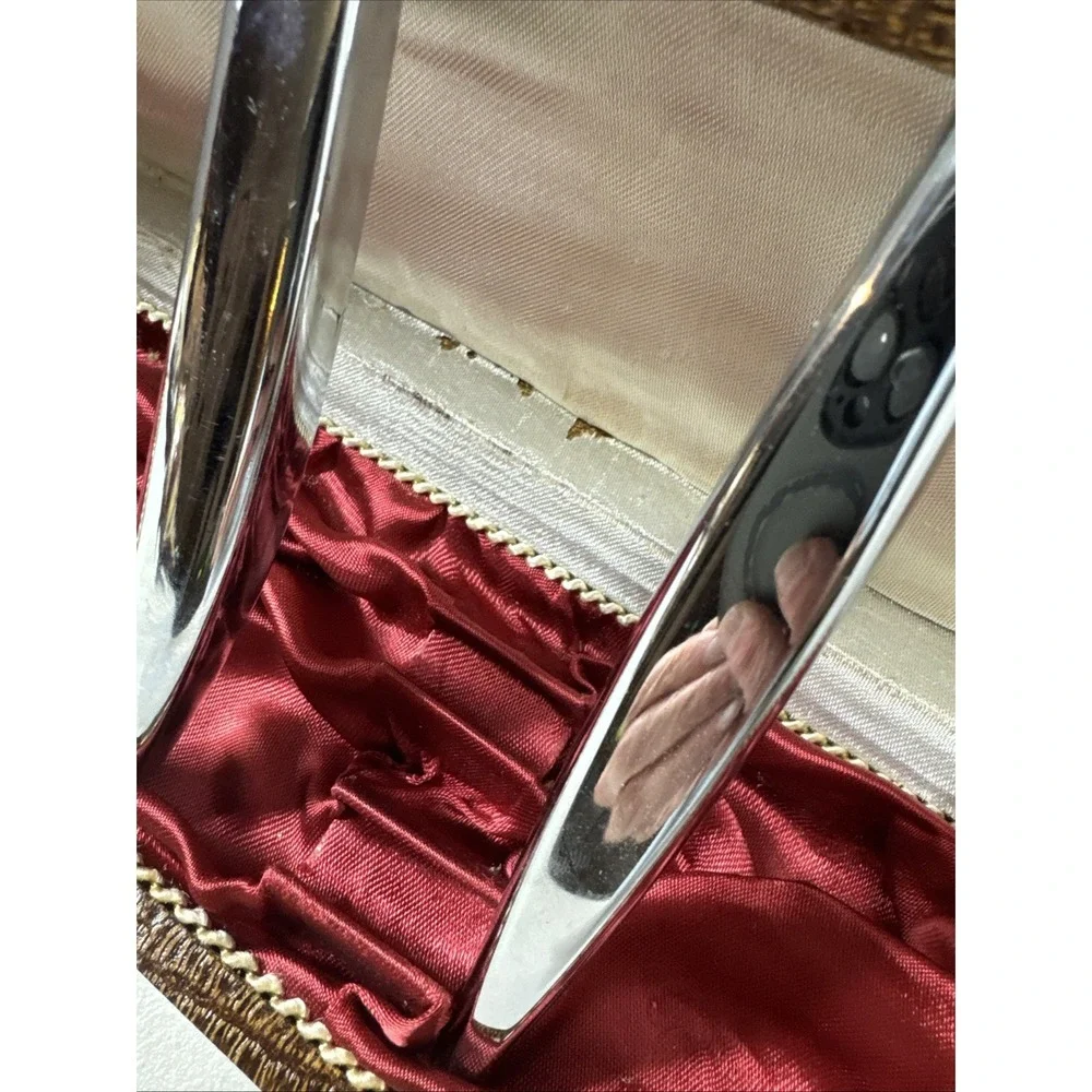 VINTAGE DUREX SOLINGEN GERMANY 2 PIECE STAINLESS CARVING SET‎